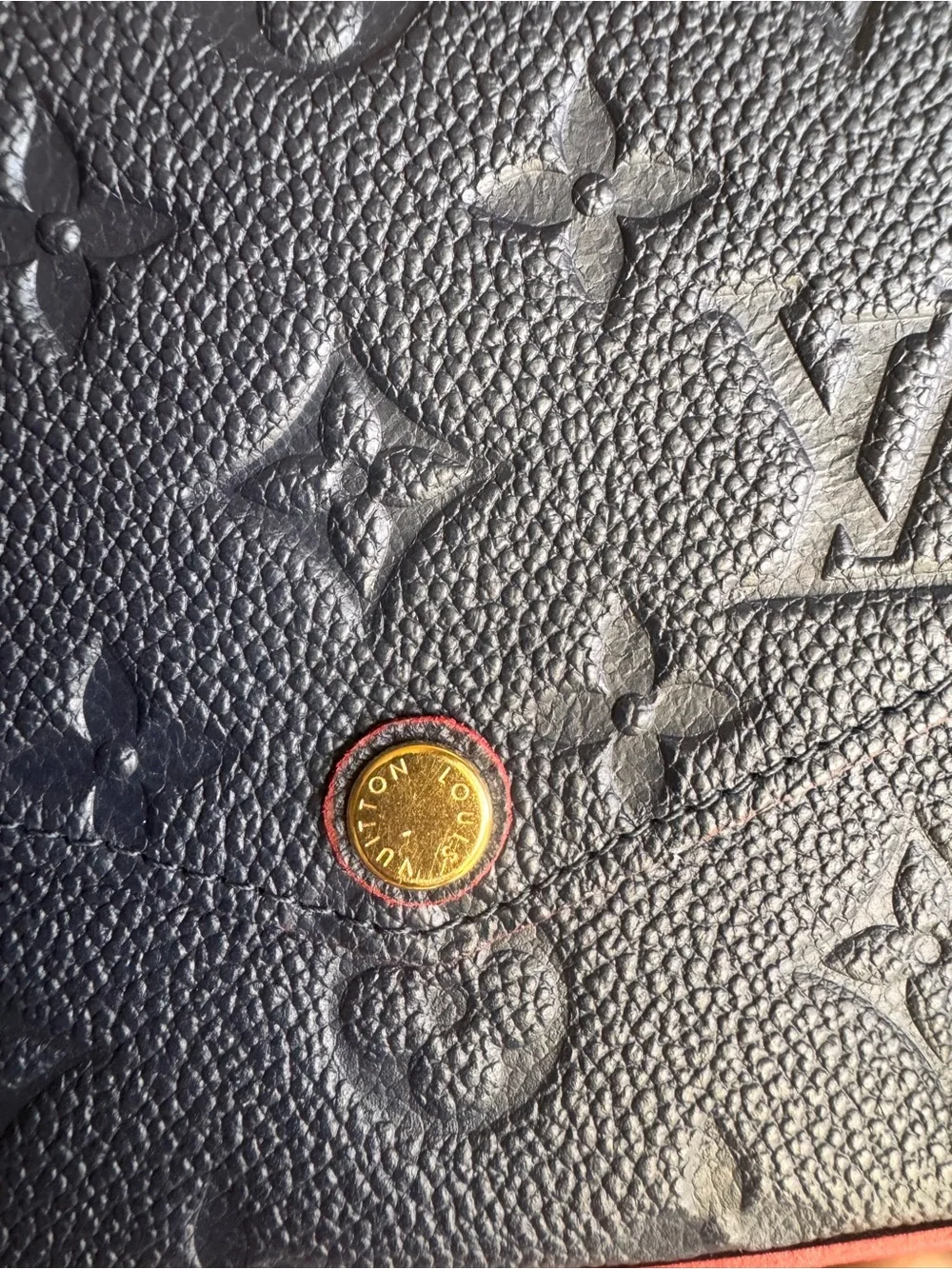 Louis Vuitton Navy Monogram Empreinte Pochette Felicie